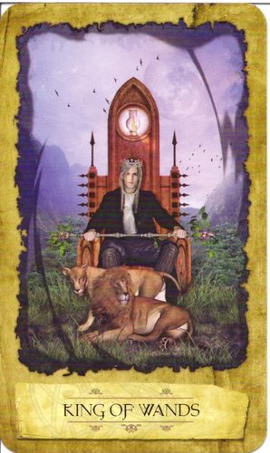Ý nghĩa lá King of Wands trong bộ Mystic Dreamer Tarot