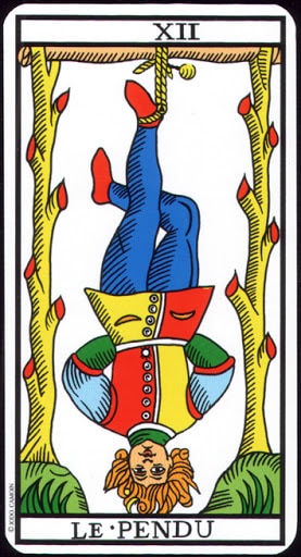 Ý nghĩa lá XII - The Hanged Man trong bộ Tarot of  Marseilles