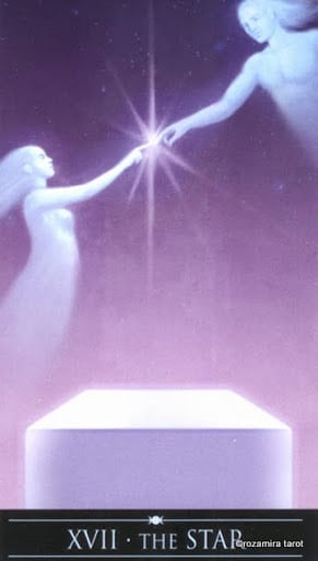 Ý nghĩa lá XVII - The Star trong bộ Silver Witchcraft Tarot