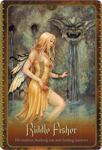 Ý nghĩa lá Riddle Fisher trong bộ Wild Wisdom of The Faery Oracle