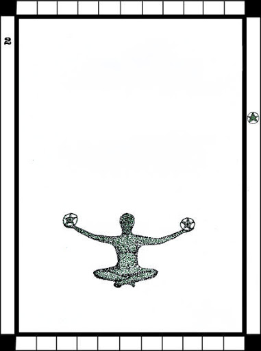 Lá 2 of Pentacles trong bộ bài Transparent Tarot