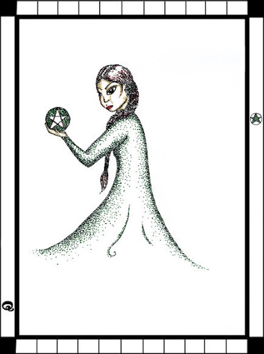 Lá Queen of Pentacles – Transparent Tarot