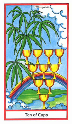 Ý nghĩa lá 10 of Cups trong bộ bài Herbal Tarot