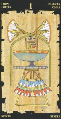 Ý nghĩa lá Ace of Chalices trong bộ bài Egyptian Tarot