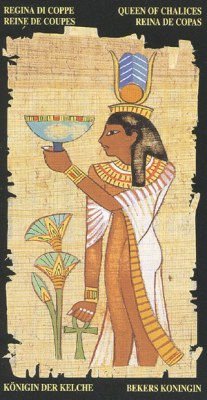 Ý nghĩa lá Queen of Chalices trong bộ bài Egyptian Tarot