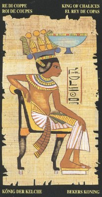 Ý nghĩa lá King of Chalices trong bộ bài Egyptian Tarot