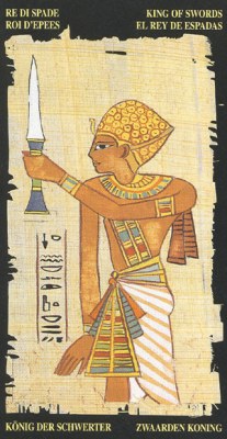 Ý nghĩa lá King of Swords trong bộ bài Egyptian Tarot
