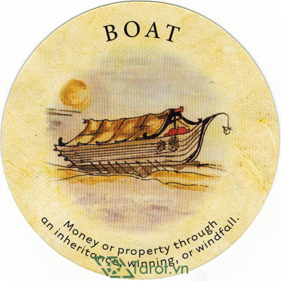 Ý nghĩa lá Boat trong bộ bài Tea Leaf Fortune Cards