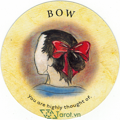 Ý nghĩa lá Bow trong bộ bài Tea Leaf Fortune Cards