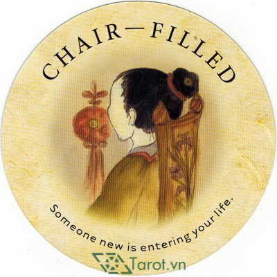 Ý nghĩa lá Chair-Filled trong bộ bài Tea Leaf Fortune Cards