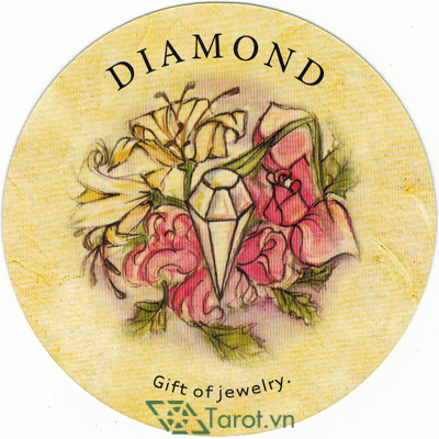 Ý nghĩa lá Diamond trong bộ bài Tea Leaf Fortune Cards