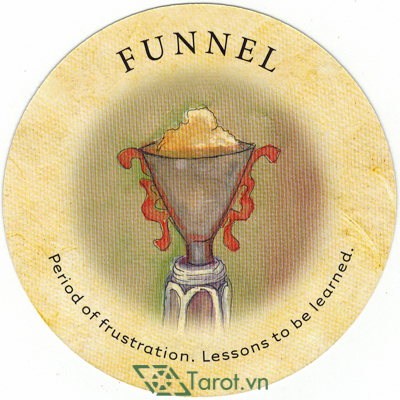 Ý nghĩa lá Funnel trong bộ bài Tea Leaf Fortune Cards