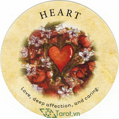 Ý nghĩa lá Heart trong bộ bài Tea Leaf Fortune Cards