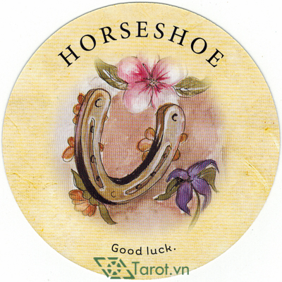 Ý nghĩa lá Horseshoe trong bộ bài Tea Leaf Fortune Cards