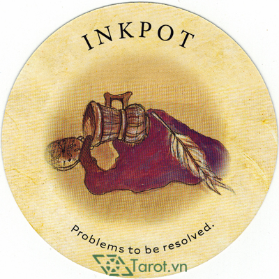 Ý nghĩa lá Inkpot trong bộ bài Tea Leaf Fortune Cards