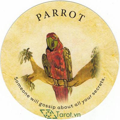 Ý nghĩa lá Parrot trong bộ bài Tea Leaf Fortune Cards