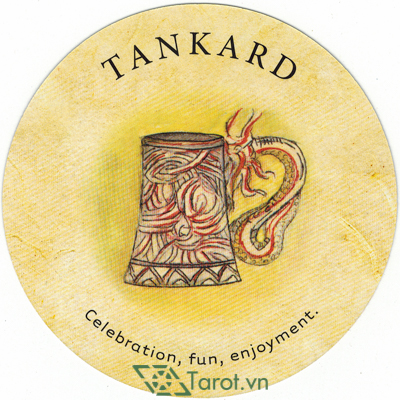Ý nghĩa lá Tankard trong bộ bài Tea Leaf Fortune Cards