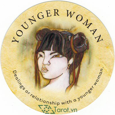 Lá Younger Woman - Bộ Bài Tea Leaf Fortune Cards 1