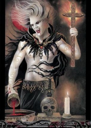 Lá Bài I. The Magician – Tarot of Vampyres