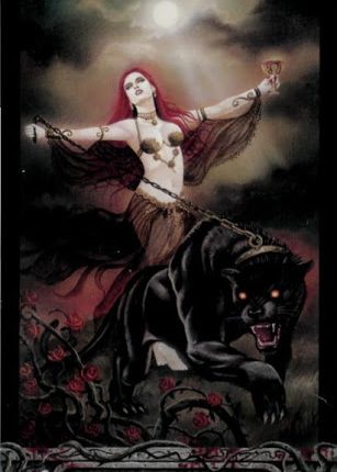 Lá Bài XI. Strength – Tarot of Vampyres