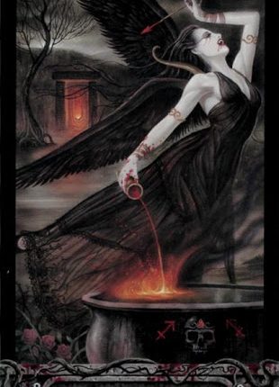 Lá Bài XIV. Temperance – Tarot of Vampyres