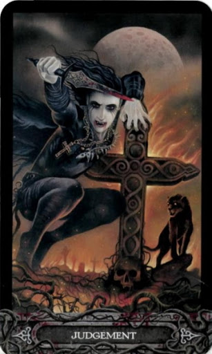 Ý nghĩa lá bài XX. Judgement trong bộ bài Tarot of Vampyres