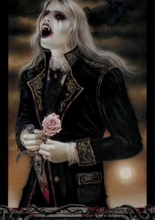 Lá Bài Prince of Knives – Tarot of Vampyres