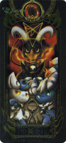 the devil - pokemon tarot