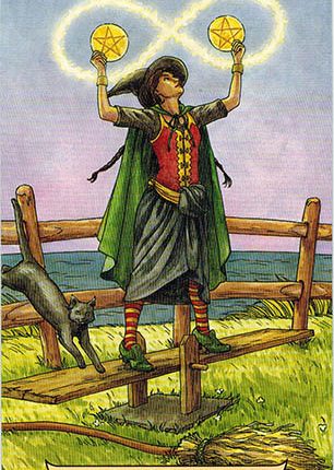 Lá Ace of Pentacles – Everyday Witch Tarot