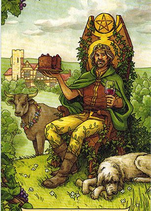 Lá King of Pentacles – Everyday Witch Tarot