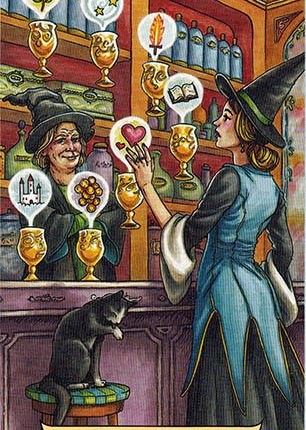 Lá Seven of Cups – Everyday Witch Tarot