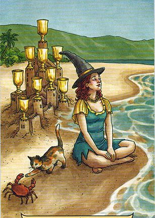 Lá Nine of Cups – Everyday Witch Tarot