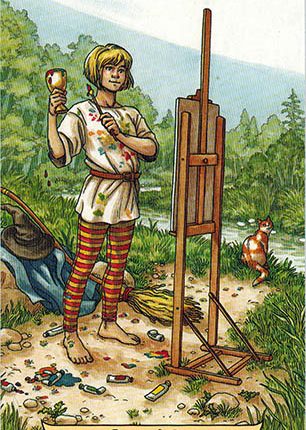 Lá Page of Cups – Everyday Witch Tarot
