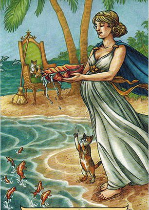 Lá Queen of Cups – Everyday Witch Tarot