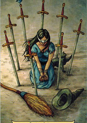 Lá Eight of Swords – Everyday Witch Tarot
