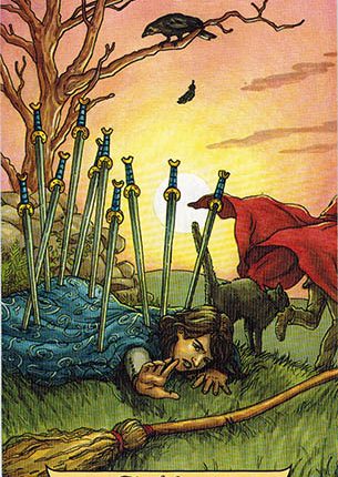 Lá Ten of Swords – Everyday Witch Tarot