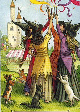 Lá Four of Wands – Everyday Witch Tarot