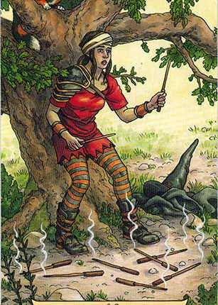 Lá Nine of Wands – Everyday Witch Tarot