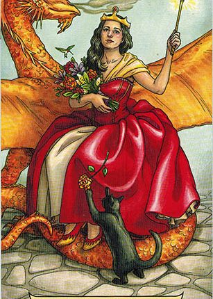 Lá Queen of Wands – Everyday Witch Tarot