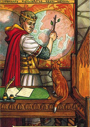 Lá King of Wands – Everyday Witch Tarot