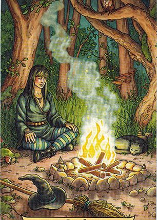 Lá 9. The Hermit – Everyday Witch Tarot