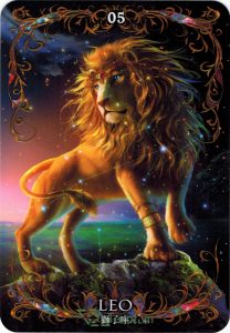 Lá 05. Leo – Astrology Oracle Cards 1