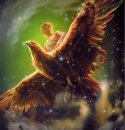 Lá 14. Aquila – Astrology Oracle Cards