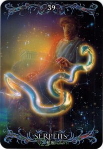 Lá 39. Serpens – Astrology Oracle Cards 1