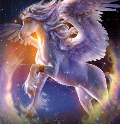 Lá 41. Pegasus – Astrology Oracle Cards