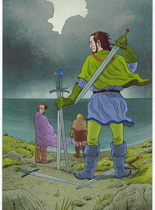 Lá Five of Swords – Llewellyn’s Classic Tarot