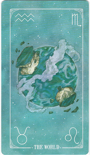 Ý nghĩa lá The World trong bộ bài Ostara Tarot