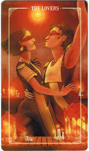 Ý nghĩa lá The Lovers trong bộ bài Ostara Tarot