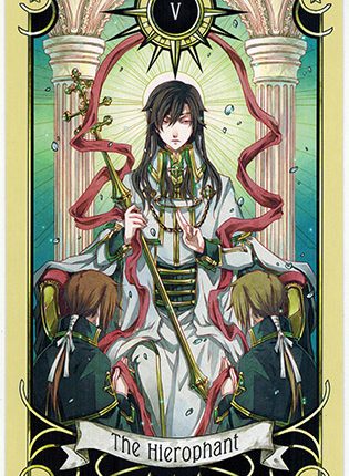 Lá The Hierophant – Mystical Manga Tarot