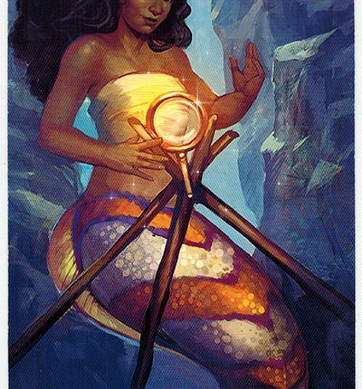 Mermaid Tarot – 3 of Wands